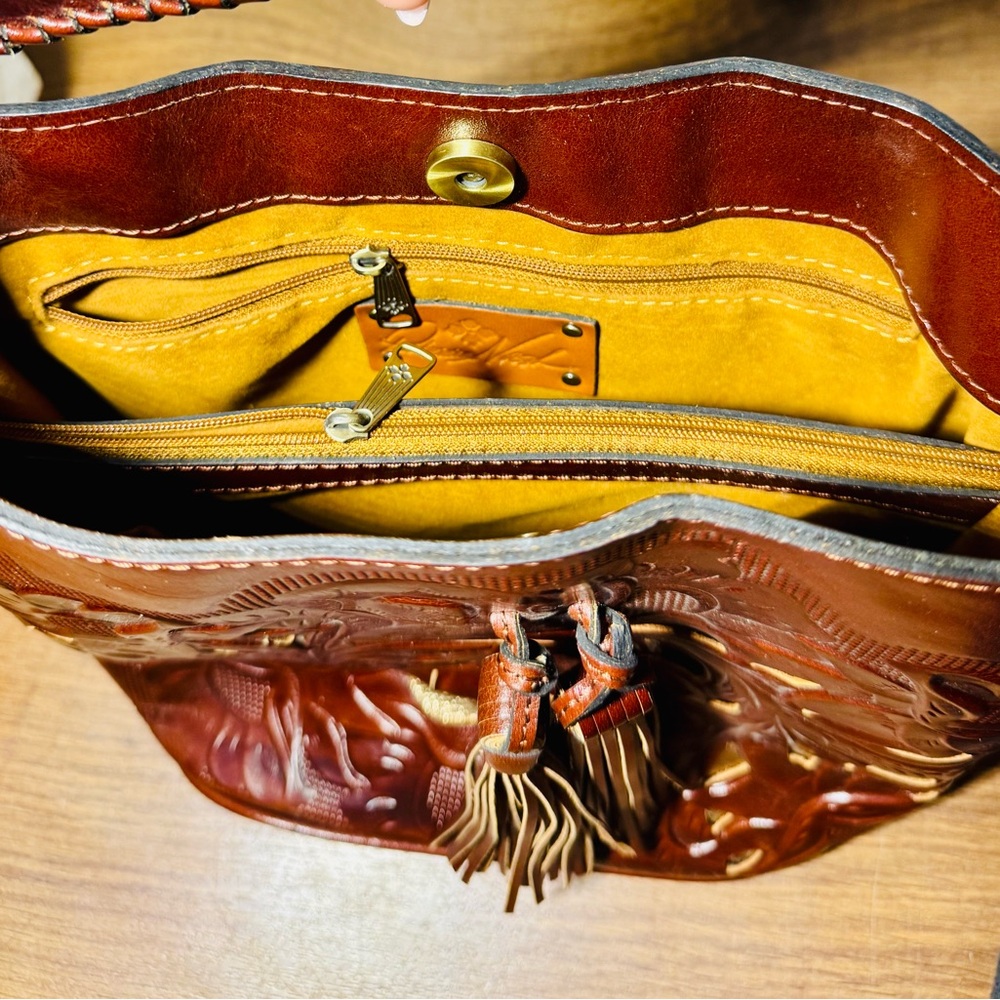 Patricia Nash Leather Handbag - Picture 5 of 7